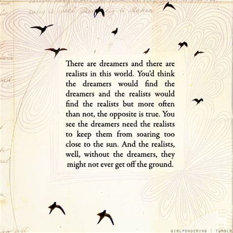 dreamers and realists modern family|Quote by Modern Family: “There are dreamers and there are .